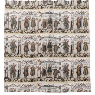 Bayeux Tapestry - King Harold Coronation Shower Curtain