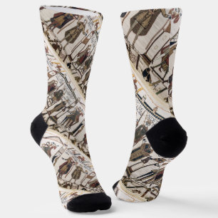 Bayeux Tapestry - King Harold Coronation Socks