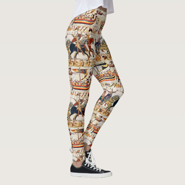 BAYEUX TAPESTRY NORMAN KNIGHTS,VIKING SHIPS,ARCHER LEGGINGS (Right)