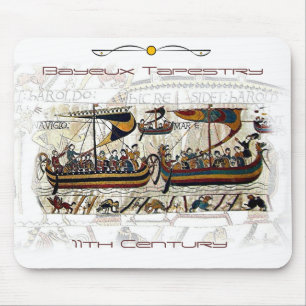 Bayeux Tapestry Scene Mouse Pad