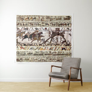 BAYEUX TAPESTRY SIEGE OF DINAN ,ATTACK TO CASTLE