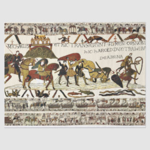 BAYEUX TAPESTRY William at Mont Saint-Michel Tissue Paper