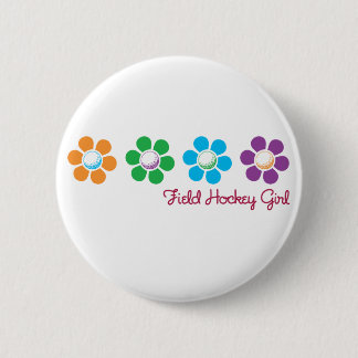 Bayflower Field Hockey 6 Cm Round Badge