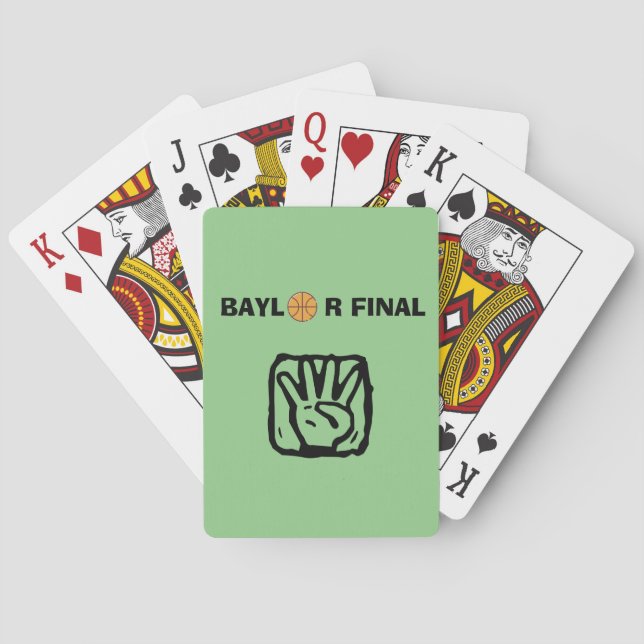 Baylor Final Four              Playing Cards (Back)