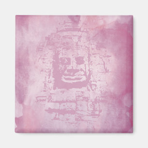 Bayon Face Pink Magnet
