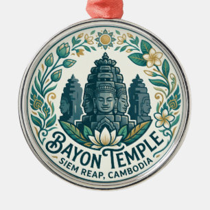 Bayon Temple Cambodia Metal Ornament