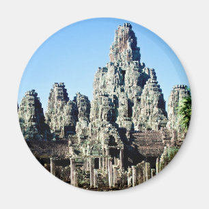 Bayon Temple in Angkor, Cambodia Magnet