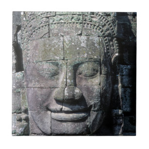 Bayon Temple in Angkor Wat - Cambodia Ceramic Tile