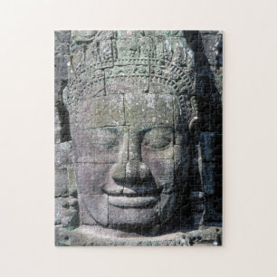 Bayon Temple in Angkor Wat - Cambodia Jigsaw Puzzle