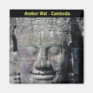 Bayon Temple in Angkor Wat - Cambodia Magnet