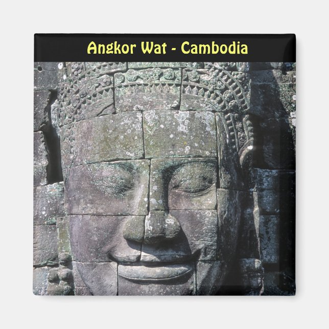 Bayon Temple in Angkor Wat - Cambodia Magnet (Front)