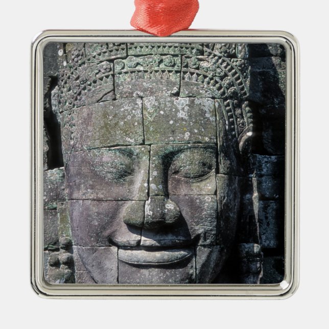 Bayon Temple in Angkor Wat - Cambodia Metal Ornament (Front)