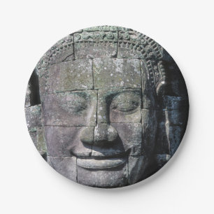 Bayon Temple in Angkor Wat - Cambodia Paper Plate