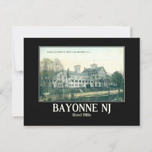 Bayonne NJ, Hotel La Tourette 1910s Postcard