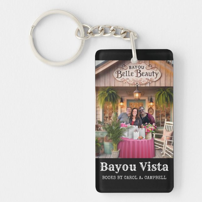 Bayou Belle Beauty | Carol A. Campbell Book Merch Key Ring (Front)