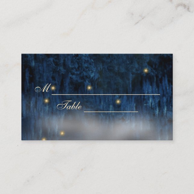 Bayou Bliss Table Cards Business Card (Front)