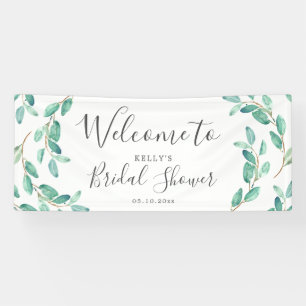 Bayou Botanicals   Bridal Shower Welcoming Banner