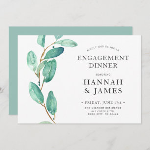 Bayou Botanicals Engagement Party Invitation