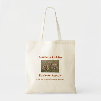 Bayou, Sunshine Golden Retriever Rescue Tote Bag