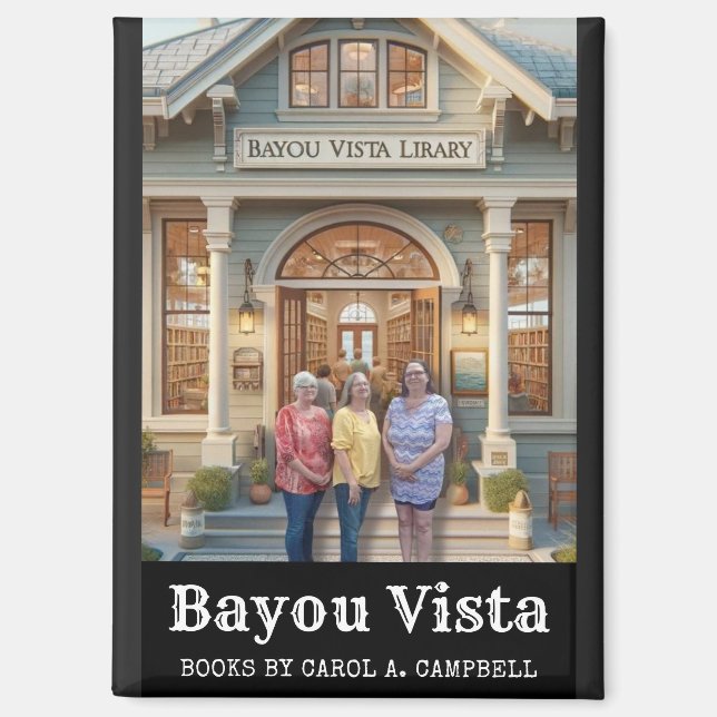 Bayou Vista Library – Southern Psychos Collection Magnet (Front)