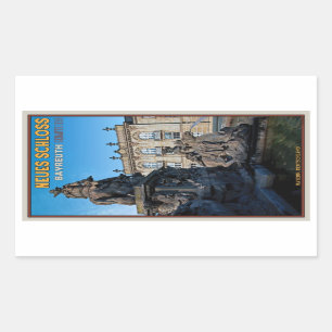Bayreuth - Neues Schloss Rectangular Sticker