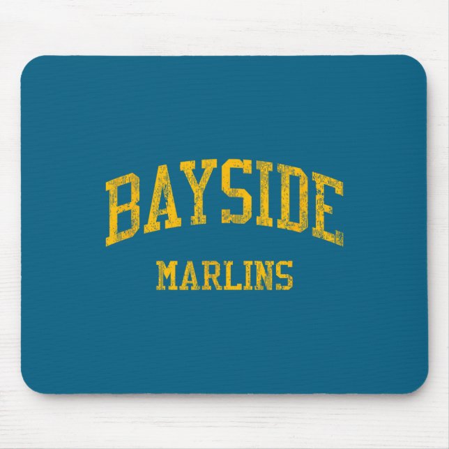 Bayside High School Hs Virginia Illustration Mouse Pad (Front)