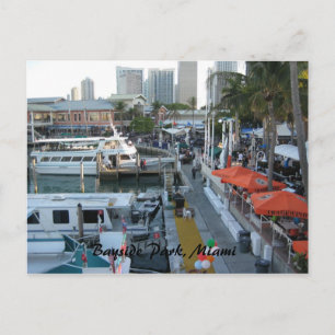 Bayside Park, Miami Postcard