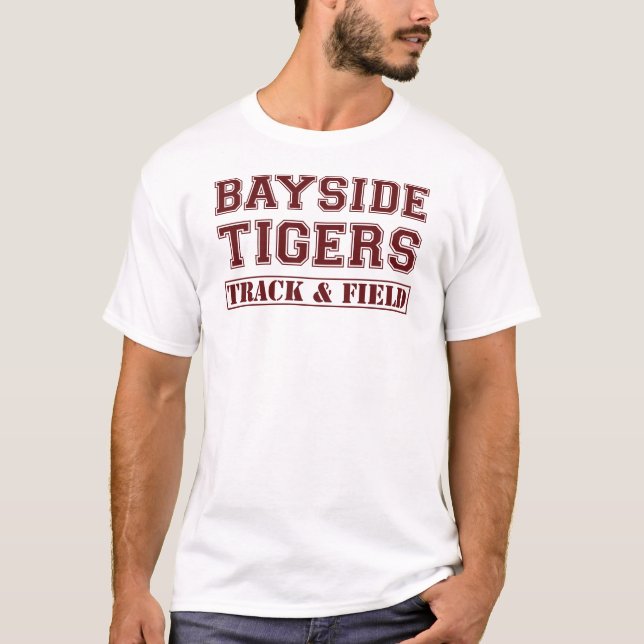 Bayside Tigers Track & Field T-Shirt (Front)