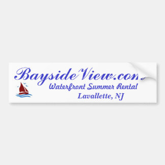 BaysideView.com Lavallette NJ Bumper Sticker