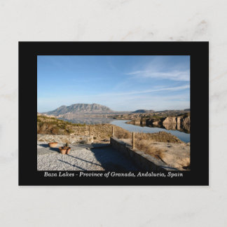 Baza Lakes, Granada Spain postcard