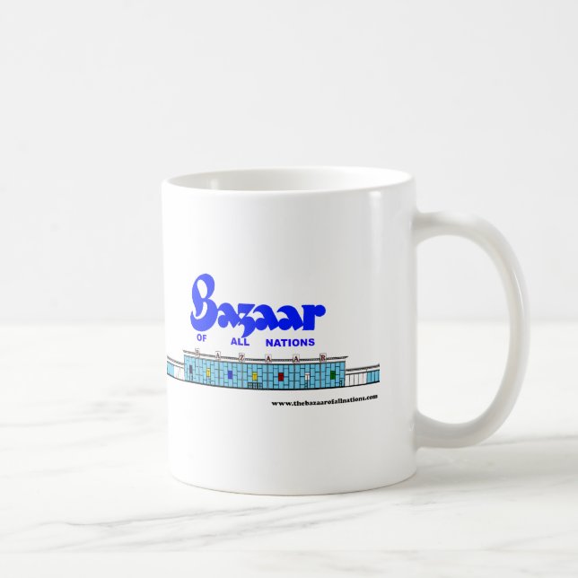 Bazaar Exterior Circa 1960 Coffee Mug (Right)