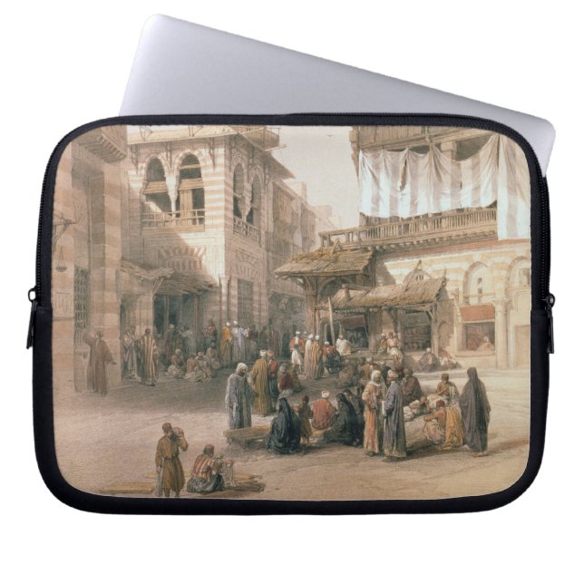 Bazaar of the Coppersmiths, Cairo, from "Egypt and Laptop Sleeve (Front)