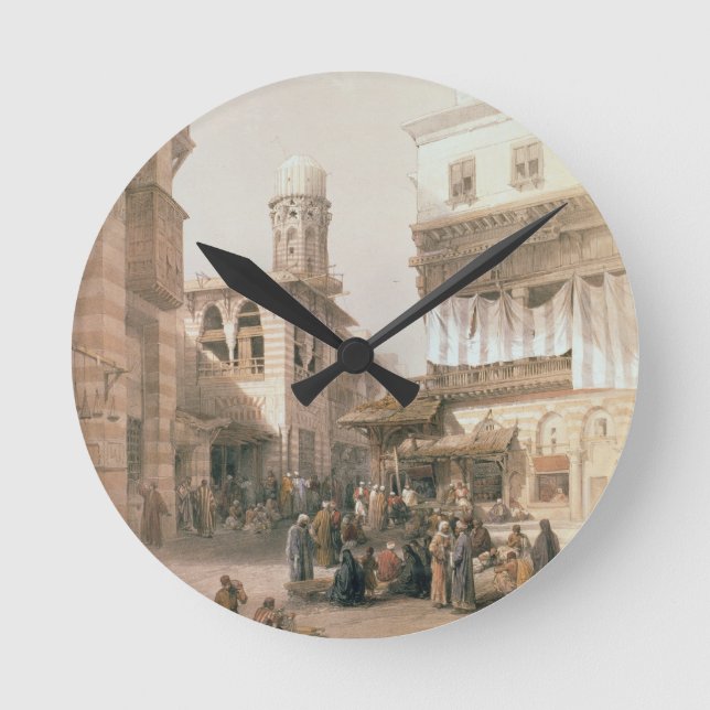 Bazaar of the Coppersmiths, Cairo, from "Egypt and Round Clock (Front)