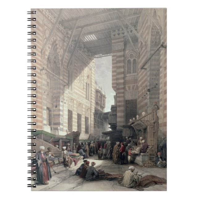 Bazaar of the Silk Merchants, Cairo, from "Egypt a Notebook (Front)