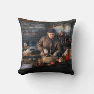 Bazaar - We sell tomato sauce Cushion