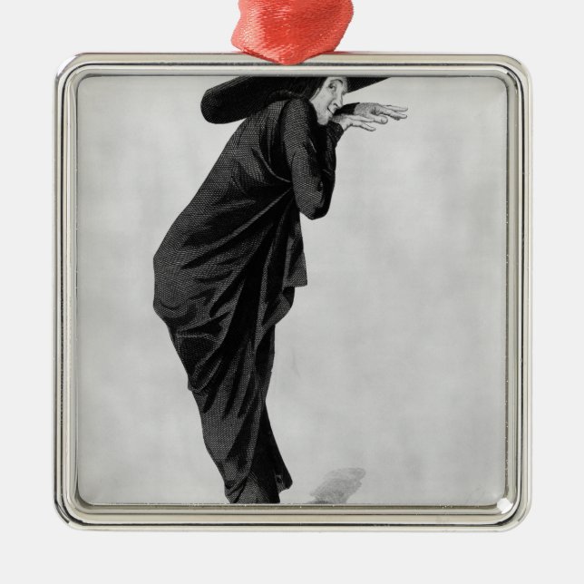 Bazile Metal Tree Decoration (Front)