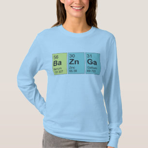 BaZnGa, Scientific Element Ladies fit LS T-shirt. T-Shirt