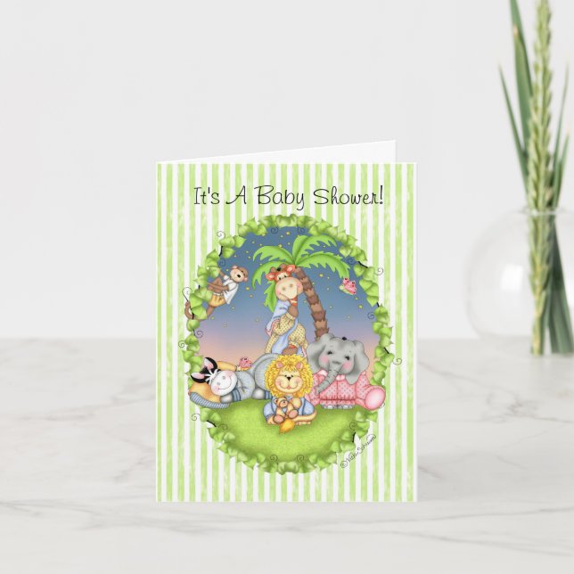BaZooples Baby Shower Invitation (Front)
