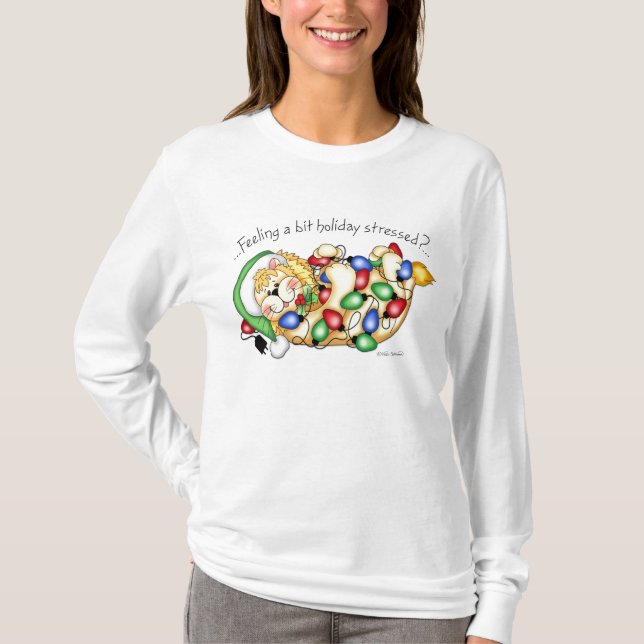 BaZooples "Feeling Stressed?" Holiday Shirt (Front)