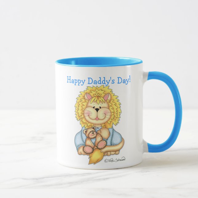 BaZooples "Happy Daddy's Day" Personalised Mug (Right)