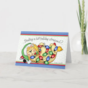 BaZooples "Holiday Stressed?" Christmas Card