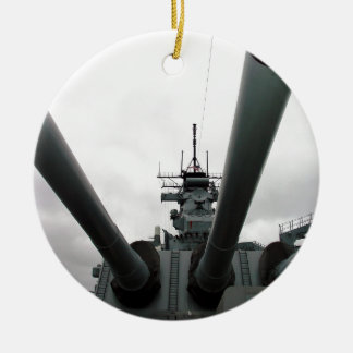 BB-62 Battleship New Jersey Ceramic Ornament