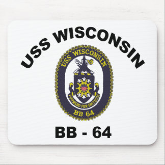 BB-64 USS Wisconsin Mouse Pad