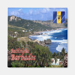 BB - Barbados - Bathsheba Magnet