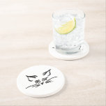 BB Cat Signature Coaster<br><div class="desc">Begin your rituals with intention. The BB Cat Signature sandstone coaster features BB Cat's iconic celestial cat mark a minimalist symbol of awareness, curiosity, and balance. Designed for everyday moments of reflection. This drink coaster is the foundation supporting your drink, just like your feet are your foundation along BB's path...</div>