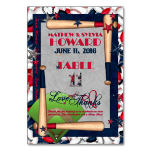 BB Wedding Numbered Table Cards-CUSTOM HOWARD 11 Number