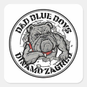 BBB logo embodies the spirit of Dinamo Zagreb Square Sticker