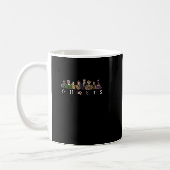 bbc ghosts t shirt  coffee mug (Left)