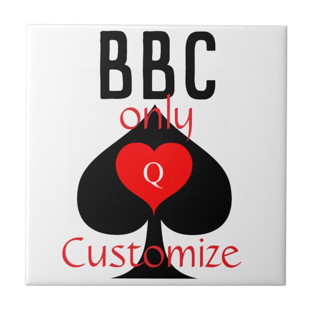 BBC Only Blade Spade Sign Thunder_Cove Ceramic Tile (Front)
