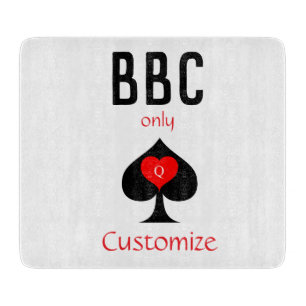 BBC Only Blade Spade Sign Thunder_Cove Cutting Board